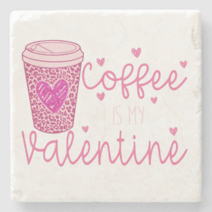 Kaffee ist mein Valentiner Tank Top Tote Bag Banda Steinuntersetzer