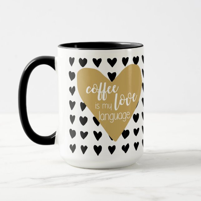 Kaffee ist meine Liebe Tasse (Links)