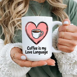 Kaffee ist meine Liebe Zweifarbige Tasse