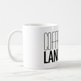 Kaffee ist meine Liebesprache Kaffeetasse