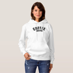 Kaffee ist meine Therapie Koffein lustige Typograf Hoodie