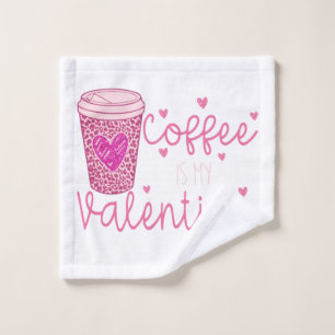 Kaffee ist meine Valentinin-Schürze Waschlappen