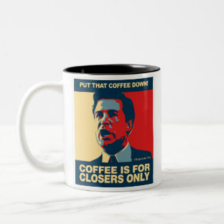 KAFFEE IST NUR FÜR CLOSER ZWEIFARBIGE TASSE