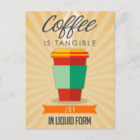 Kaffee ist Tangable Joy in Liquid Form