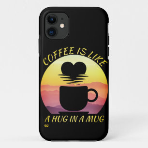 "KAFFEE IST WIE EIN HUG IN EINER TASSE" Case-Mate iPhone HÜLLE