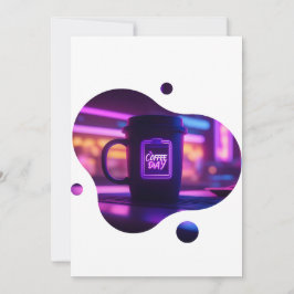 Kaffee jeden Tag VATER TAG Einladung