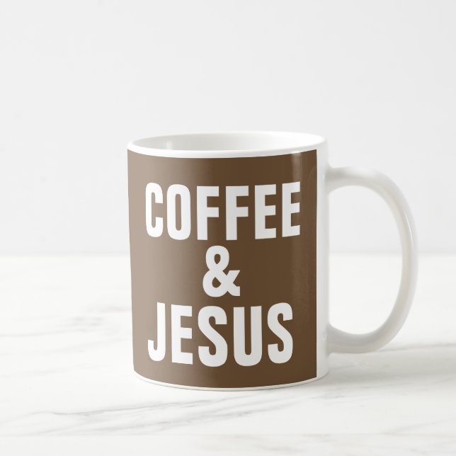 KAFFEE & JESUS KAFFEE MUGS KAFFEETASSE (Rechts)