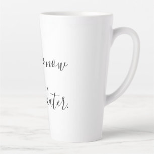 Kaffee jetzt, Wein später Milchtasse