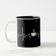 Kaffee-Junkie-Espresso-Design mit Herzschlag