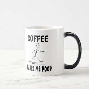 Kaffee Kacke mich, Kaffee-Tasse Verwandlungstasse