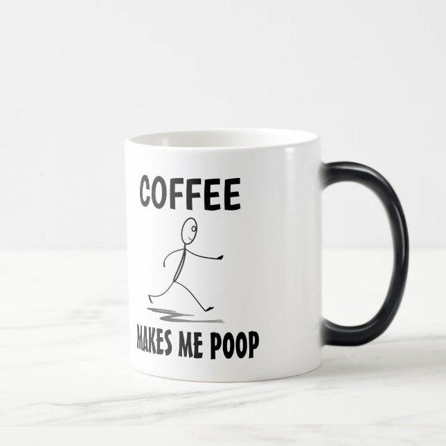 Kaffee Kacke mich, Kaffee-Tasse Verwandlungstasse (Rechts)