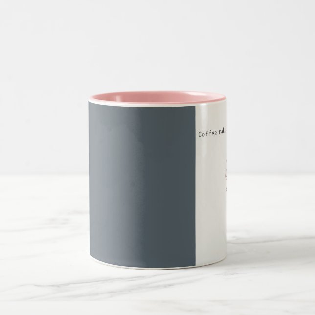 Kaffee kacke mir Regenbögen in einer Tasse (Mittel)