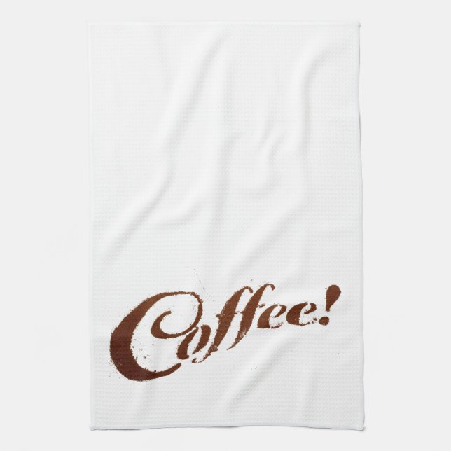 Kaffee Kaffee - Handtuch (Vertikal)