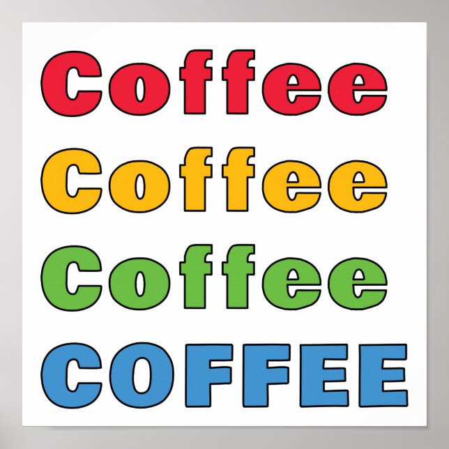 Kaffee Kaffee Kaffee Poster (Vorne)