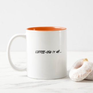 Kaffee-Kaffee-Tasse aus der Trendy Two Tone Zweifarbige Tasse