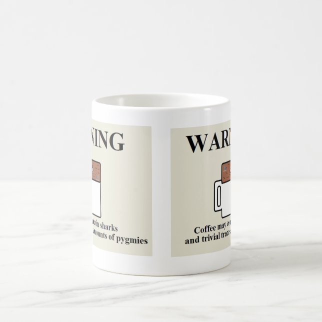Kaffee kann Haifische und Pygmäen enthalten Kaffeetasse (Mittel)