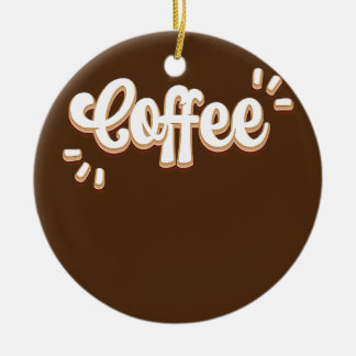 Kaffee Keramik Ornament