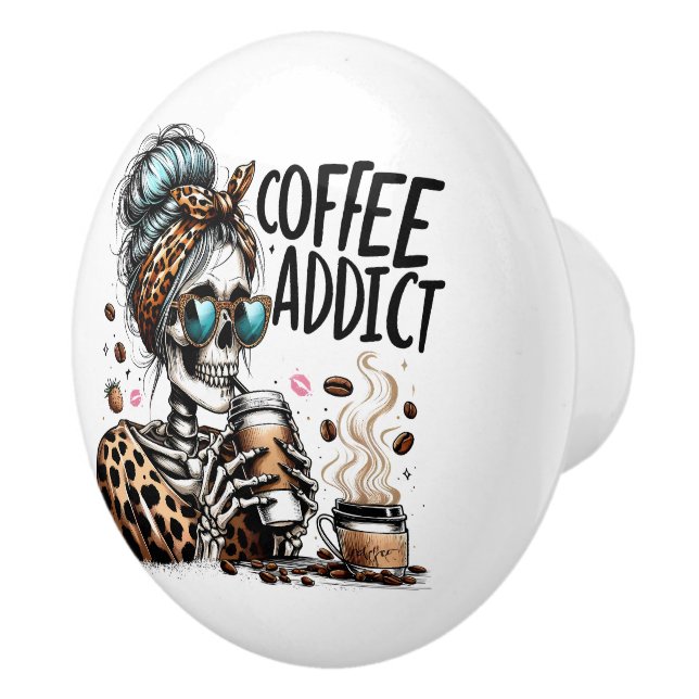 Kaffee Keramikknauf (Rechts)