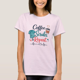 Kaffee. Kittel. Wiederholung. T-Shirt