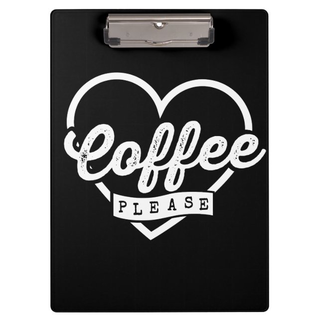 KAFFEE KLEMMBRETT (Vorderseite)