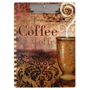 Kaffee Klemmbrett