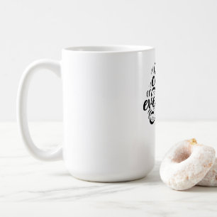 Kaffee Kreativitäts-Motivations-Zitat-Typografie  Kaffeetasse