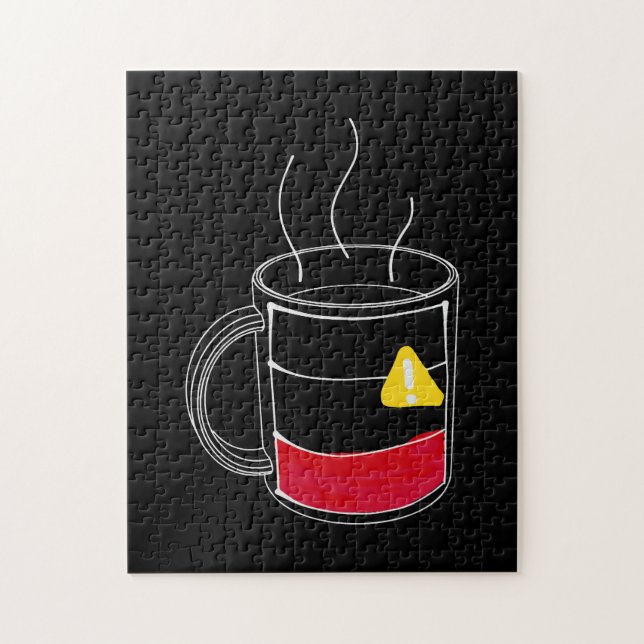 Kaffee kritisch niedrig (Vertikal)