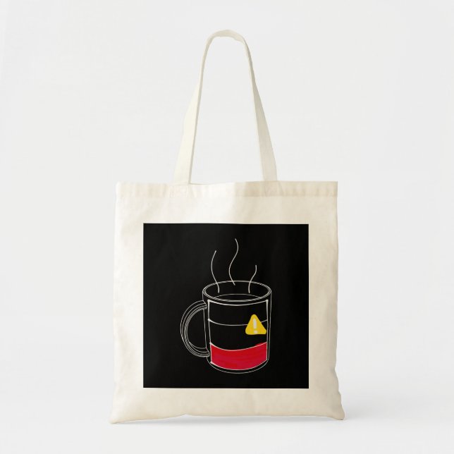 Kaffee kritisch niedrig tragetasche (Vorne)