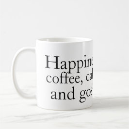 Kaffee, Kuchen und Klatsch: Glückliche Momente Kaffeetasse
