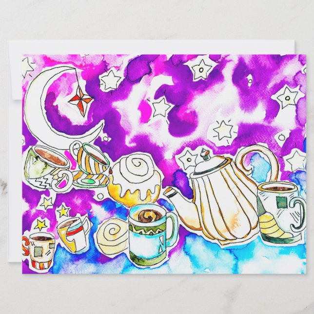 Kaffee-Kunst-Druck (Vorderseite)