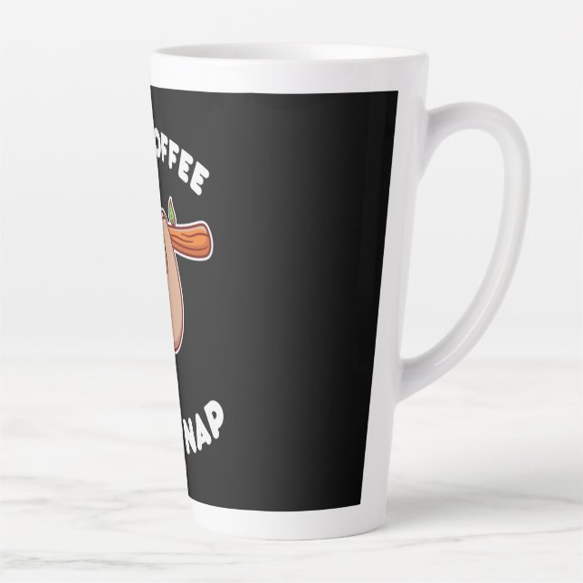 Kaffee-Kunst Ice Kaffee Dann Nickerchen Milchtasse (Rechts)