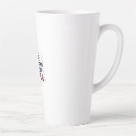 Kaffee-Kunst mein Broomstick läuft auf Tee Milchtasse