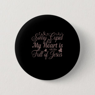 Kaffee Kunst mein Herz ist voller Jesus Button