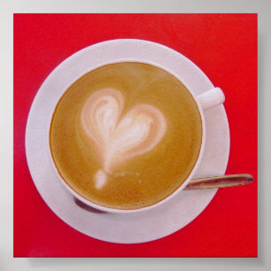 Kaffee-Kunst Poster