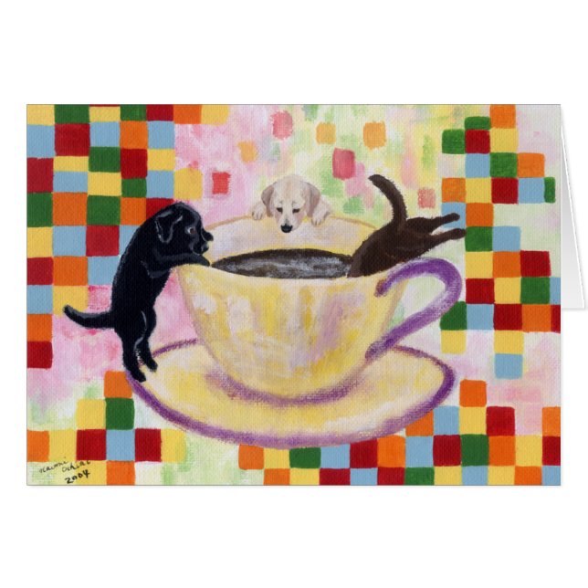 Kaffee-Labradore (Vorderseite (Horizontal))