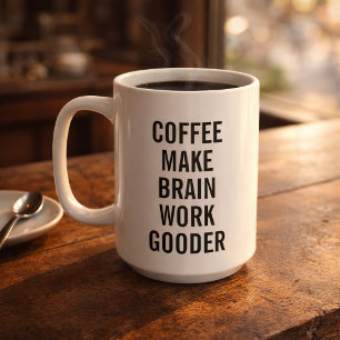 Kaffee Lässt Gehirn Besser Arbeiten Tasse