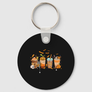 Kaffee Lathole Halloween Erntedank Fall Pumpkin S Schlüsselanhänger