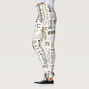 Kaffee Leggings