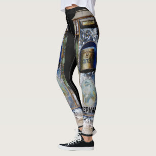 KAFFEE-Leggings mit Personalisiertem Namen Leggings