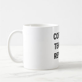 Kaffee → Lehre → Wiederholen - Zitat des sonnigen  Kaffeetasse