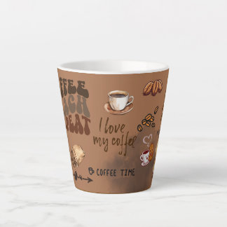 Kaffee lehren wiederholen milchtasse
