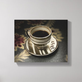 Kaffee Leinwanddruck