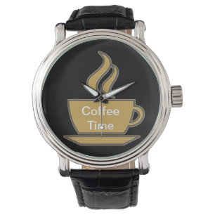 Kaffee-Liebhaber-Armbanduhr Armbanduhr