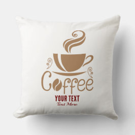 Kaffee-Liebhaber-Design – Minimales Kaffee-Tassen- Kissen