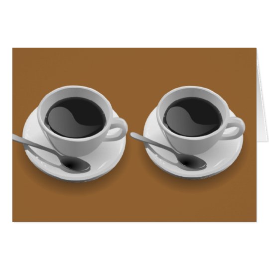 Kaffee-Liebhaber-Geschenke Karte