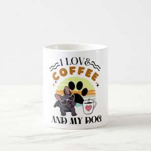 Kaffee Liebhaber - Ich liebe Kaffee und meinen Hun Kaffeetasse