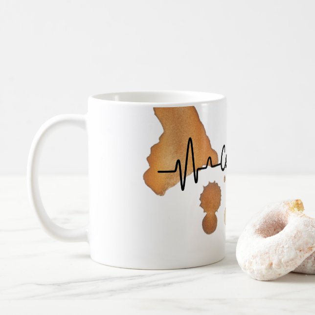 Kaffee Liebhaber Kaffeetasse (Mit Donut)