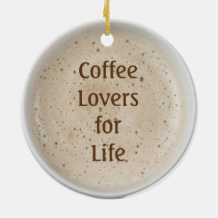 Kaffee-Liebhaber Keramikornament