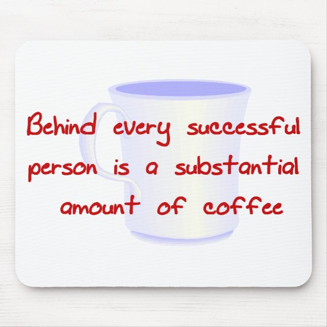 Kaffee-Liebhaber-Mausunterlage Mousepad (Vorne)