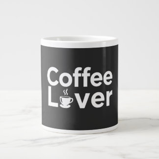 Kaffee-Liebhaber mit fetter Typografie Tasse - min